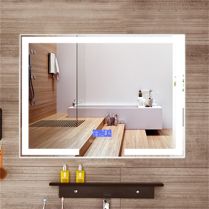 Хотелски баня Анти-Фог Многоцветни светлини Докоснете Bluetooth Speaker Led Mirror